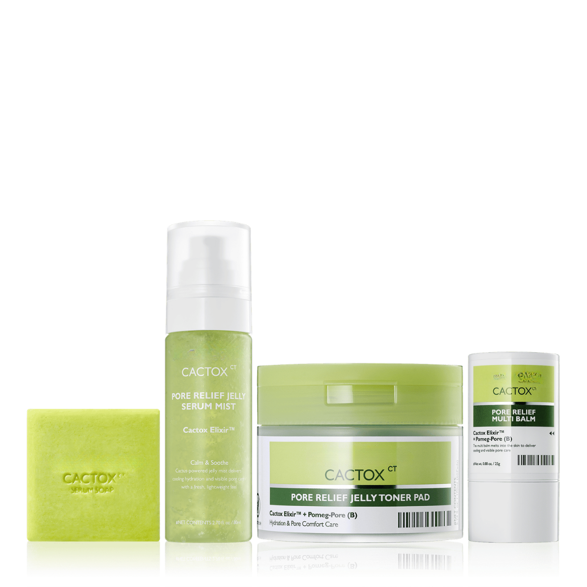 Cactox Deep Cleansing & Pore Care 4-Step Set