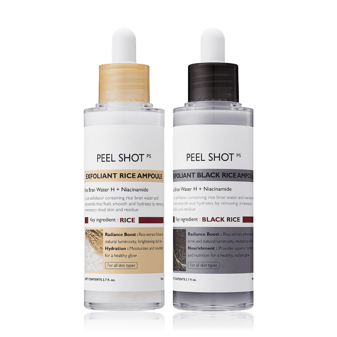 Peel Shot Rice Ampoule Duo